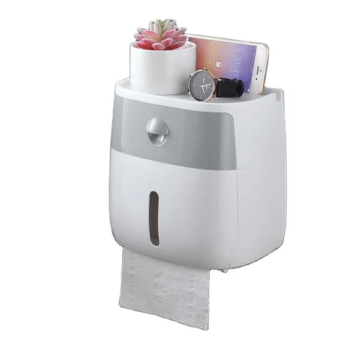 

P1292 Toilet paper towel box Multifunctional towel box waterproof non-punch paper roll paper tube holder storage rack, Colors