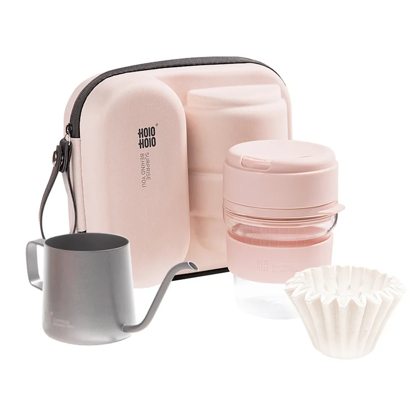 

Hot selling speciality bottle luxury coffee travel packaging set kit