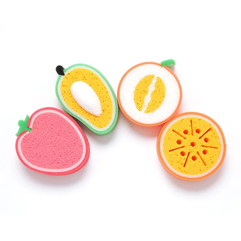 

Fruit Thickened Dish Towel Sponge Scouring Pad Strong Decontamination Dish Cloth MZL