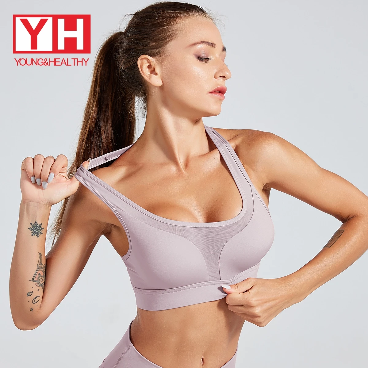 

Hot Sale Custom Spandex Adjustable Women Gym Sports Bra
