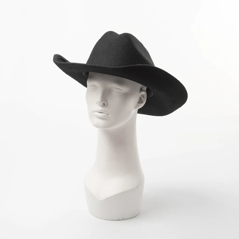 Best Selling Wool Felt Black Promotional Design Your Own Cowboy Hat