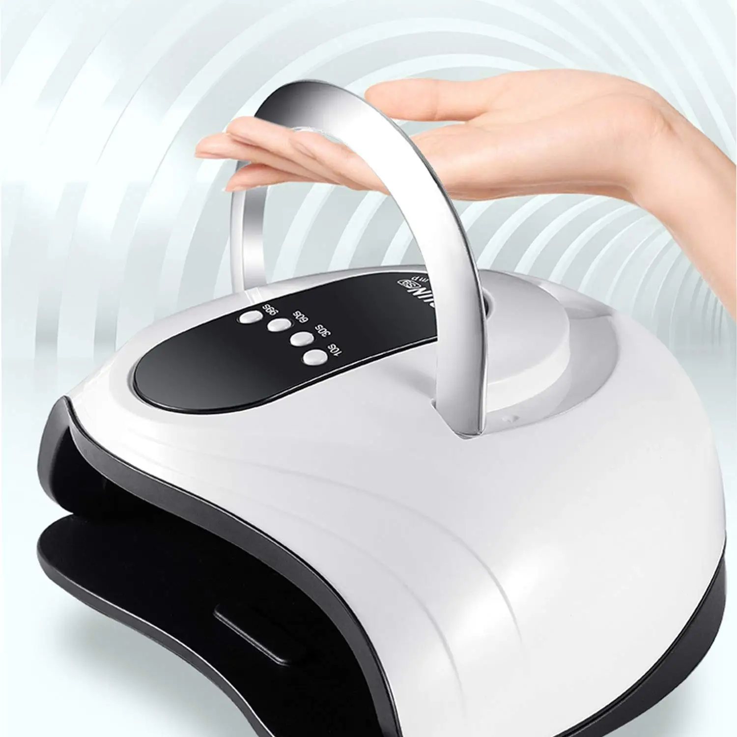 

Sales 01 2020 new 120W portable handle curing UV LED lamp gel polish faster nail dryer