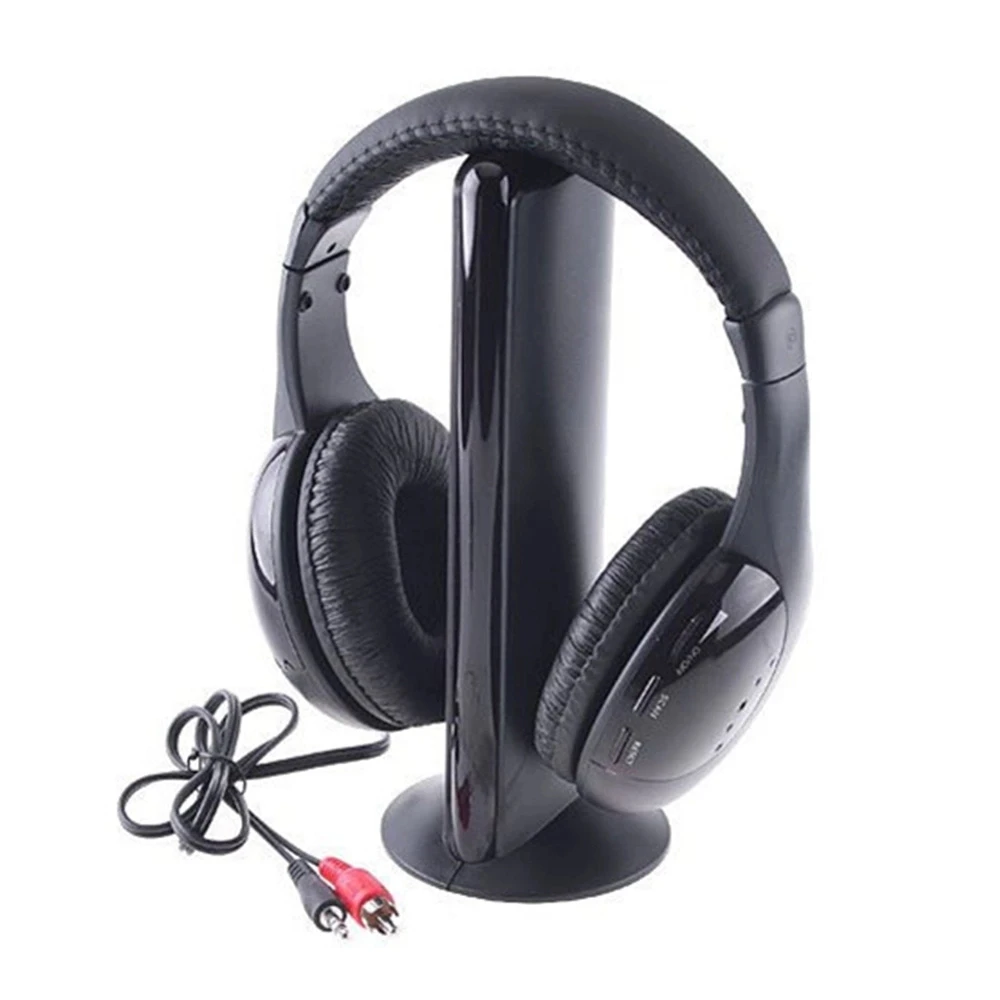 

Headset with microphone for pc MH2001 Earbud Gaming Headsets Wireless OEM Headphone Hifi FM Radio Noise Canceling, Black