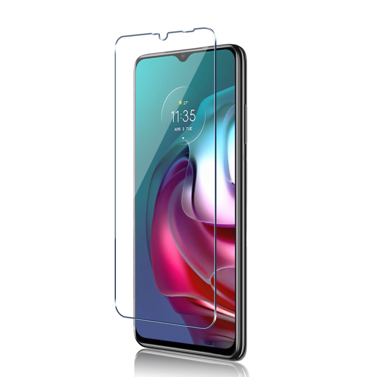 

Latest Popular Full Glue Unlock Support Anti-Radiation High Clear Tempered Glass Film Best Quality Screen Protector For MOTO G30