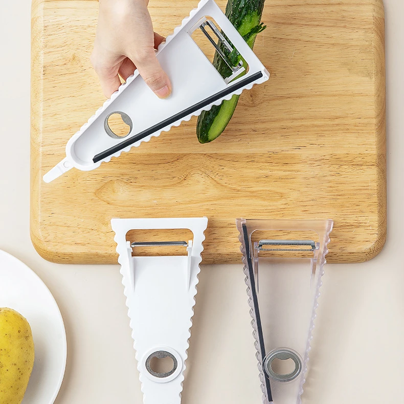 

Multi-Purpose Peeler Fruit And Vegetable Peeler Beer Opener Can Opener Kitchen Gadget Tools, White
