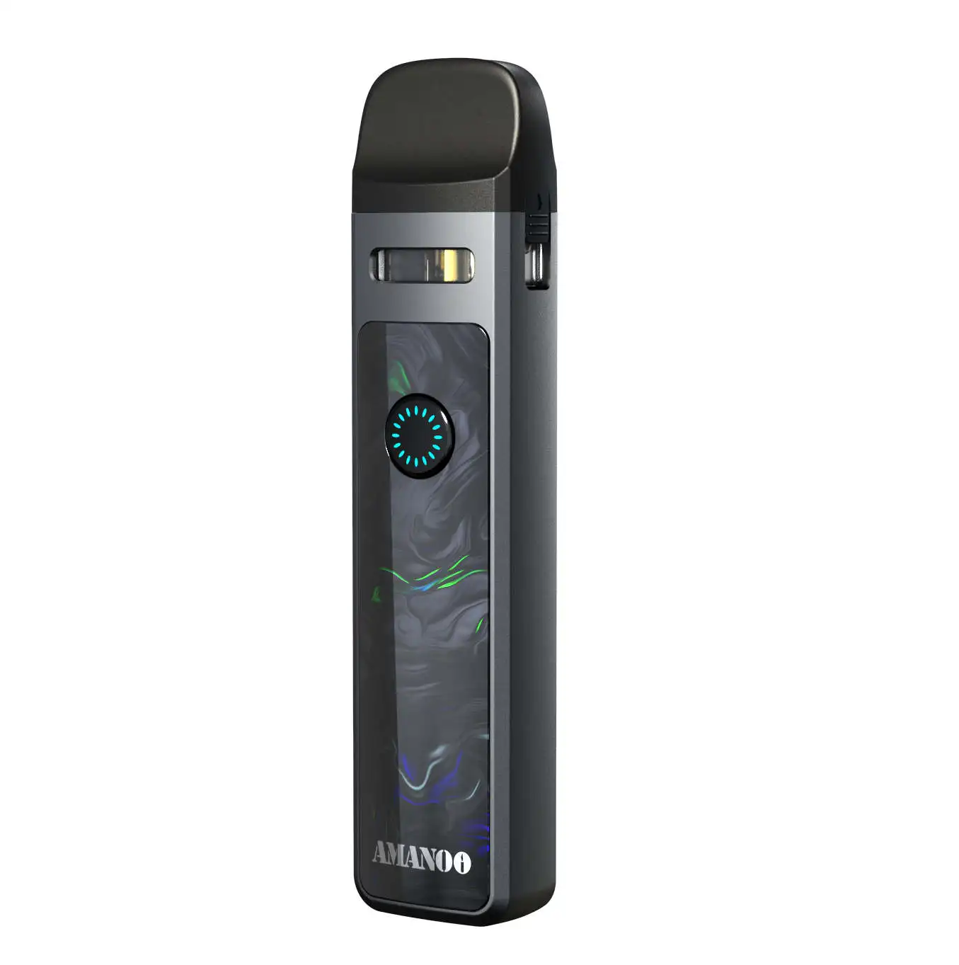 

NEW Amanoo Vape Pod Kit 40W 850mAh E cigarette vapor with Mesh coil, Silver
