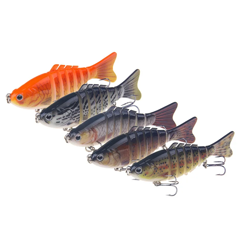 

New design Artificial Fishing Lure 16g 10cm 7 Segments Multi Jointed Proberos Fishing Lures