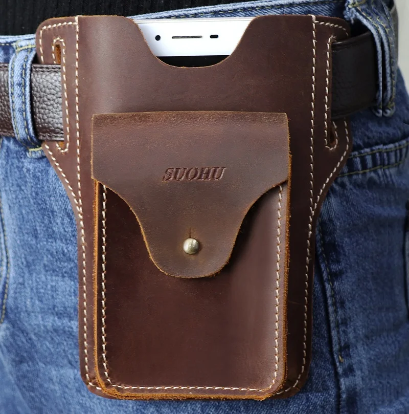 

Dropshipping Low Moq Leather Designer Waist Bags Belt Mens Fanny Pack Waist Bag, Brown,dark brown