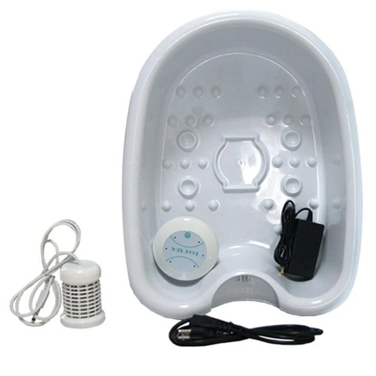 

2021 Best Selling Foot Bath Detox Spa Cleanse Machine Beauty Salon Use Ionic Detox Foot Bath Machine, White