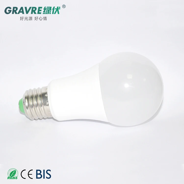 Factory price easy assembling A60 12 watt e27 b22 aluminum PC housing  SKD led bulb light raw materials spare parts