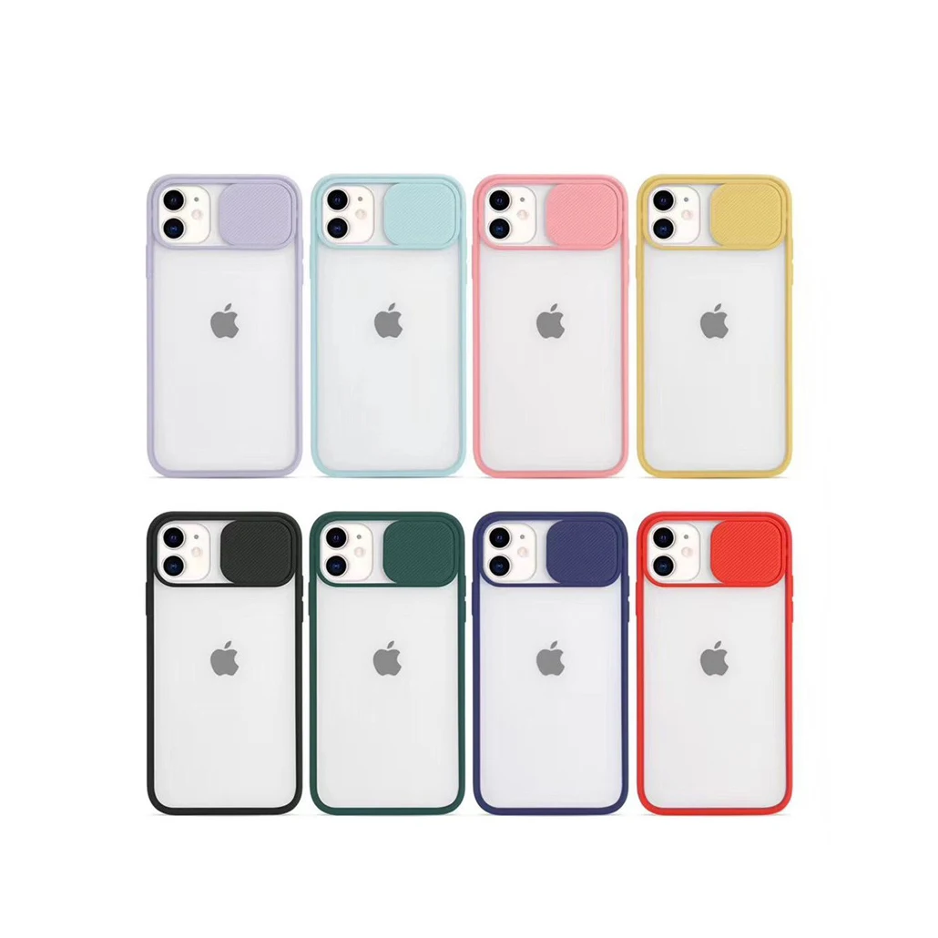 

Slide Camera Lens Protection Phone Cases For iPhone 12 Mini 11 Pro XS Max XR X 6 6S 7 8 Plus SE 2020 Matte PC Cover Case Fundas, Contact us