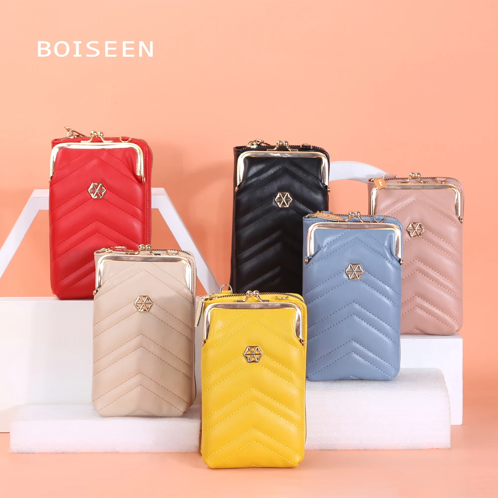 

New Design Crossbody Wallet Phone Case Wallet Women Phone Wallet for Ladies Large Capacity Bag with Chain