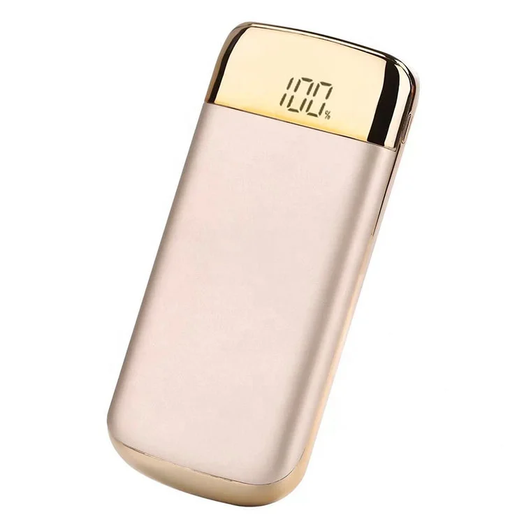 

High Quality Customized Slim Powerbank 10000mah 20000mah 50000mah Portable Charger Powerbanks With LED Display Screen