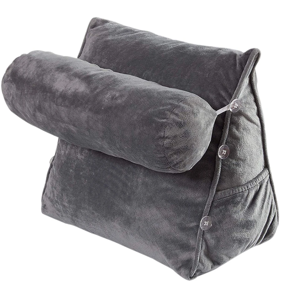 B969 Adjustable Back Support Shredded Memory Foam Lumbar Cushion