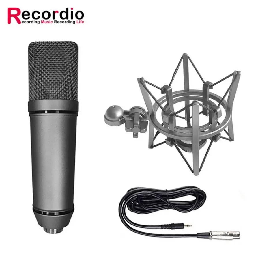

GAM-U87 Hot Selling Microphone With Shock Mount With Low Price, Champagne