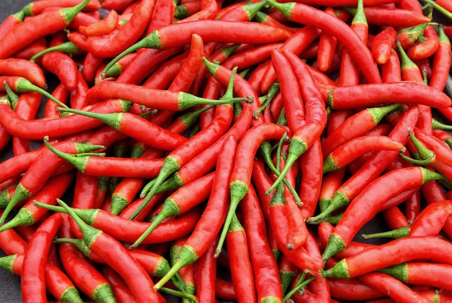 Spice rack filled with various chili containers