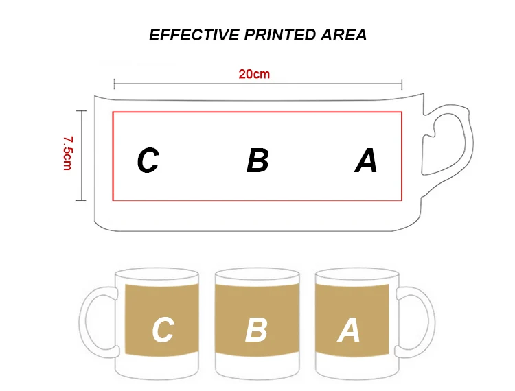 11oz Personalized Ceramic  sublimation  color-changing Coffee Mug with Spoon