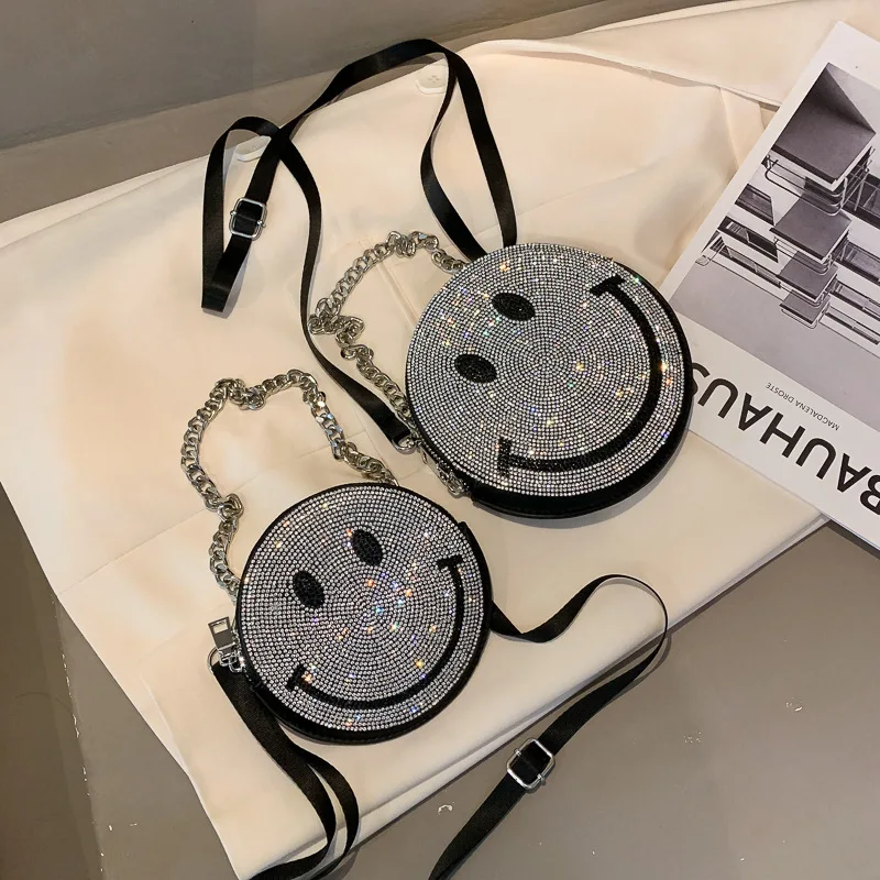 

2020 Korea Style Women Diamond Purses Lady Mini Purse Handbags Small Cute Hand Bags