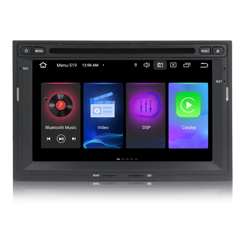 

MEKEDE 7" 4core android 11 DSP Car Radio DVD Player For Peugeot 3008 3005 5008 207 2+16GB WIFI GPS BT SWC Mirrorring Radio