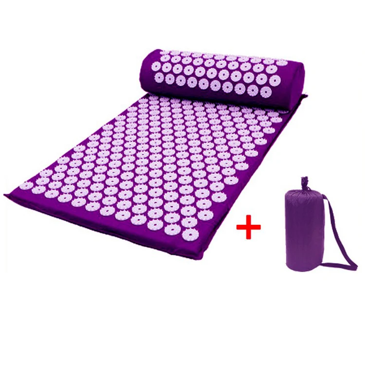 Wholesale Private Label Acupressure Foot Mat and Pillow Set