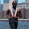 new factory price led reflective safety vest for running