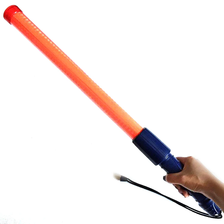 
Flashing The Baton Of The Traffic Controller Warning Wand Electric Stick LED Light Stick 