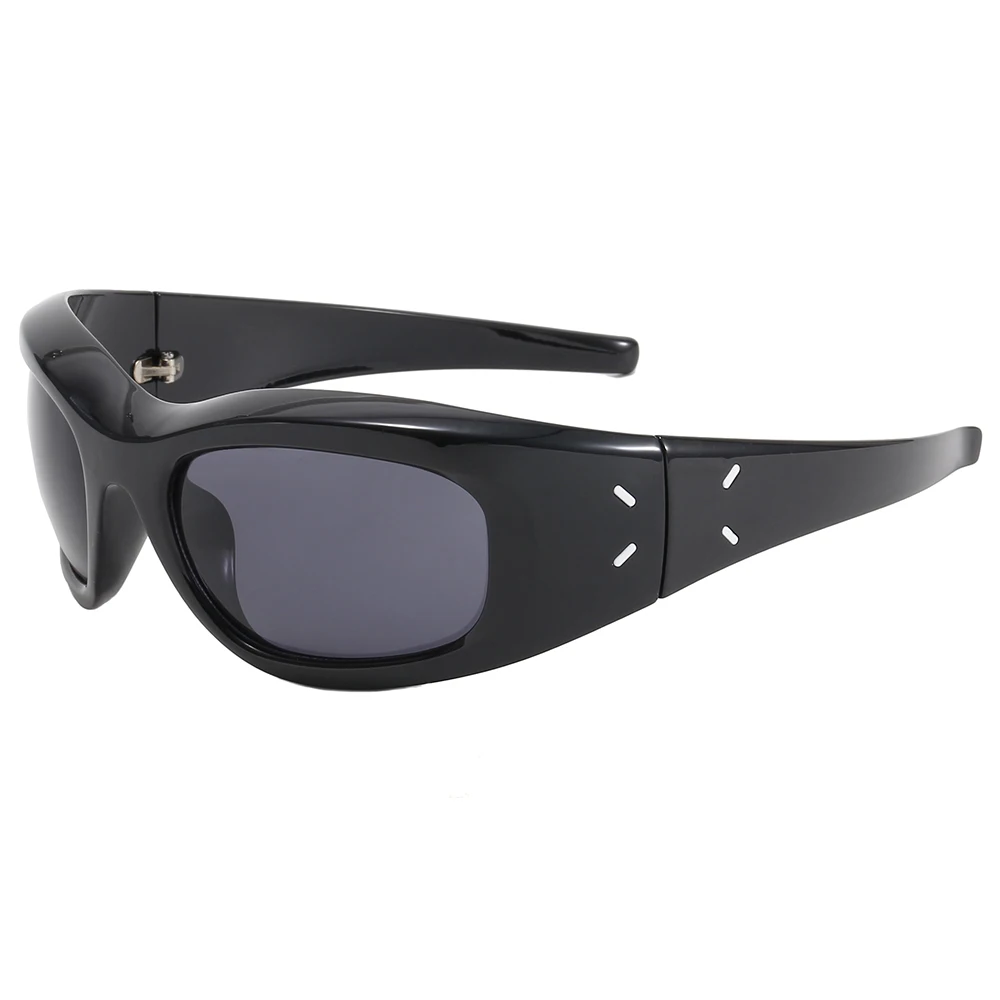 

Superhot Eyewear 32661 Fashion 2023 Y2K Futuristic Wrap Around Rectangle Outdoor Sports Sunglasses