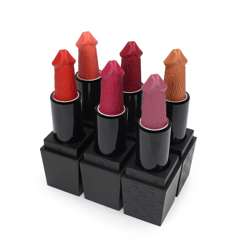 

OEM Private Label High Quality Cosmetics Unique Design 6 Colors Waterproof Matte Lipstick for Women Makeup