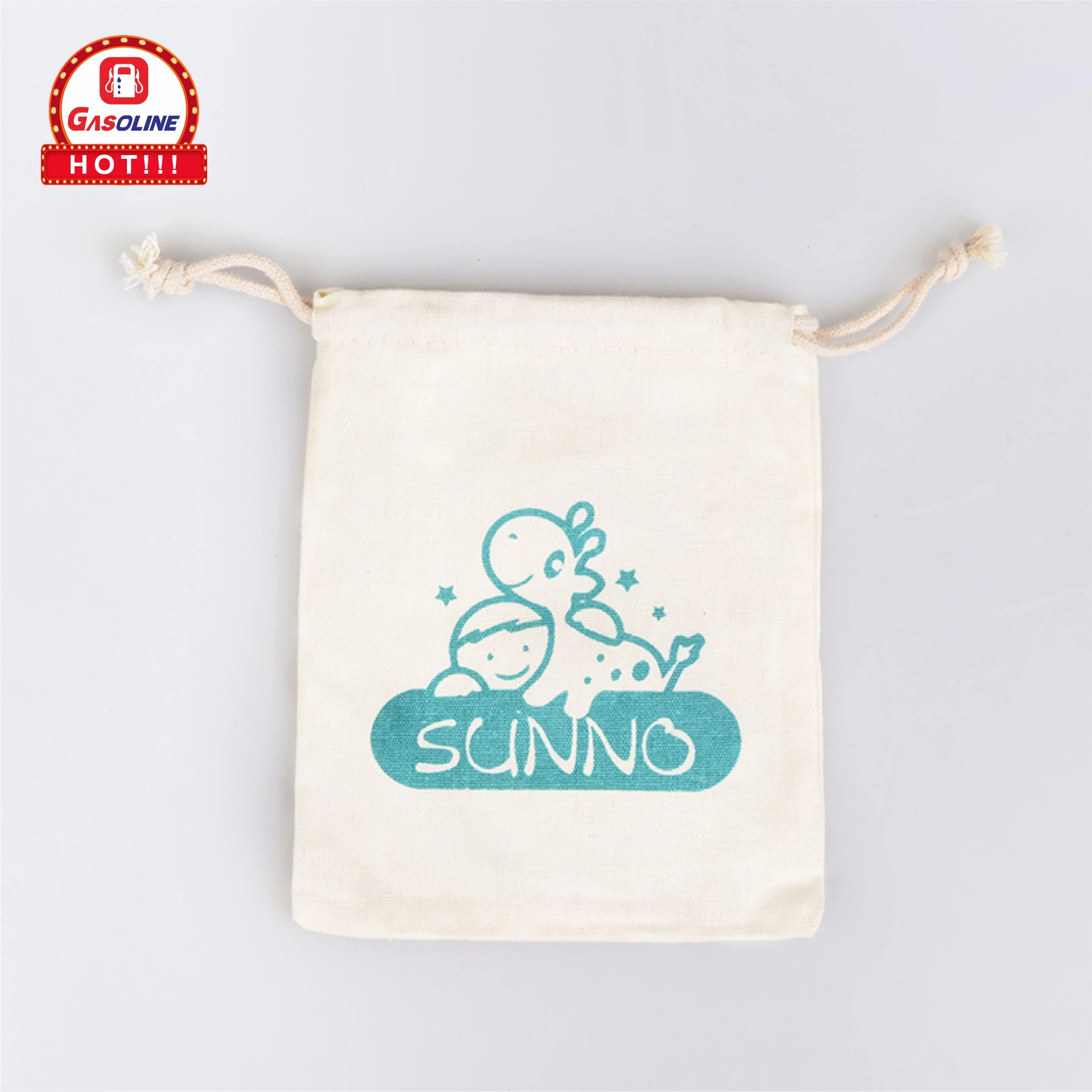 

Durable high quality custom logo printed organic pure cotton pouch jewelry storage drawstring bag jewelry pouch, Customized