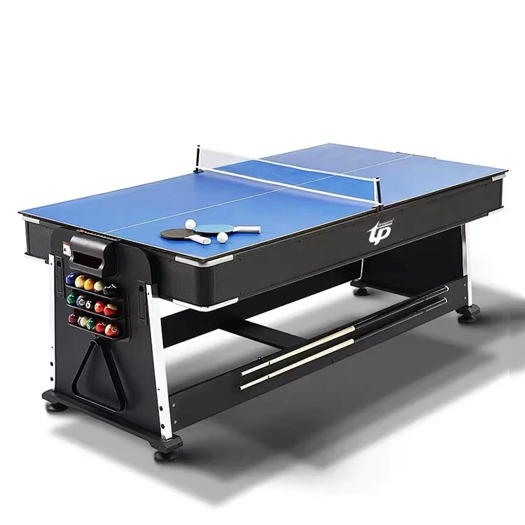 

2021 hot sale Household Billiards Table Tennis Ice Hockey Shuffleboard 4 In 1 Folding Multifunctional Ball Table
