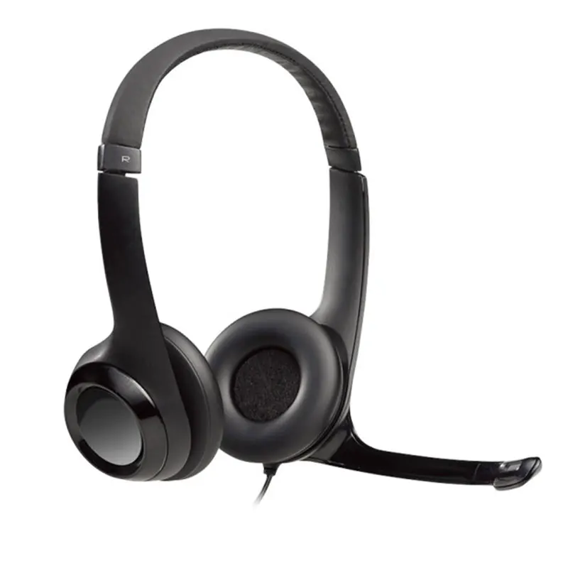 

Logitech USB Headset H390 with Noise Cancelling Mic, Gray