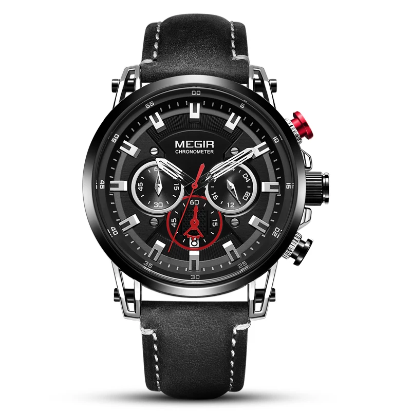 

New Product Megir Relojes Hombre Quartz Sport Watch Custom Logo Men Wristwatches