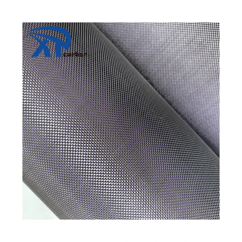 3k Silver Purple Plain  Factory Hot Sale Best Quality Carbon Fiber Fabric Hexagonal   Machine