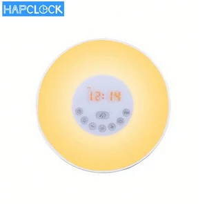 Image of Sunrise Alarm Clock,Wake Up Light with 6 Nature Sounds, FM Radio, Touch Control and USB Charger