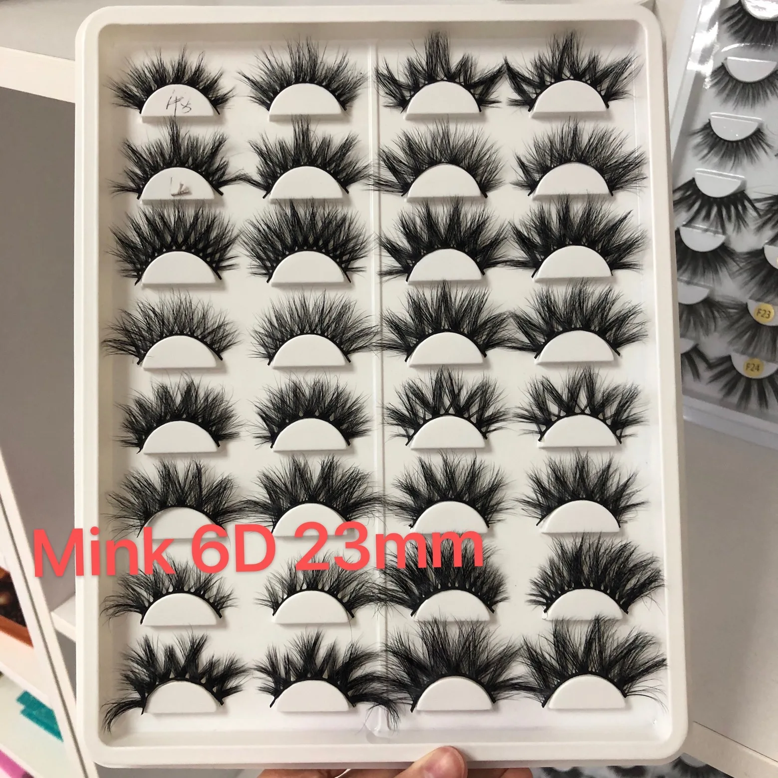 

wholesale lashes 25mm mink eyelash book, Mix