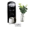 400ml 2-6 cups Fully Automatic Espresso Percolate coffee maker for coffee beans and powder