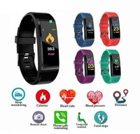 

RTS ID115 Plus Fitness Alarm Clock Step Counter Blood Pressure Heart Rate Monitor Smart Wristband BT Sport Sleep Tracker