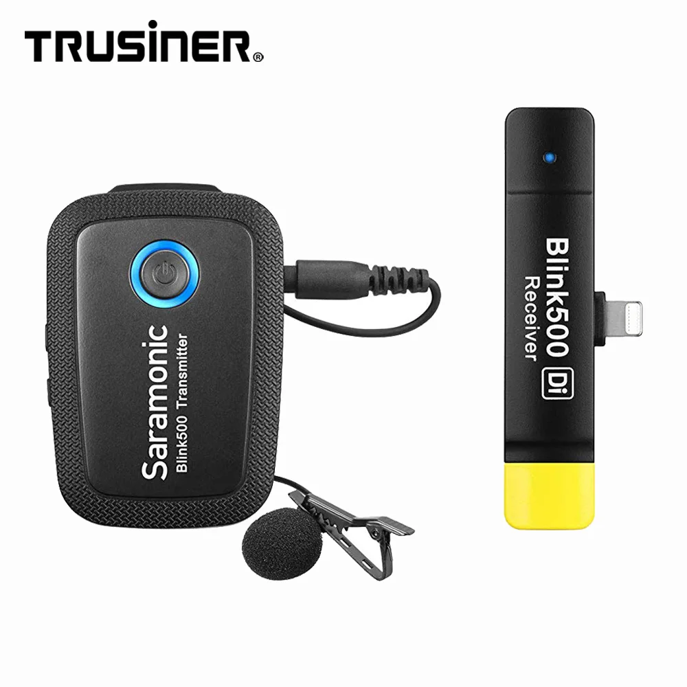 

Saramonic Blink 500 B3 TX+RXDi 2.4GHz Micro-Wireless Lavalier System Dual-Receiver for iOS Devices