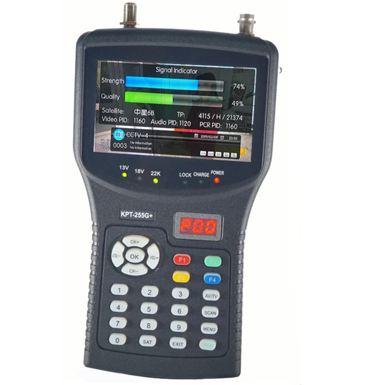 

Handheld Satellite Finder with CCTV Camera Monitor KPT-255G+