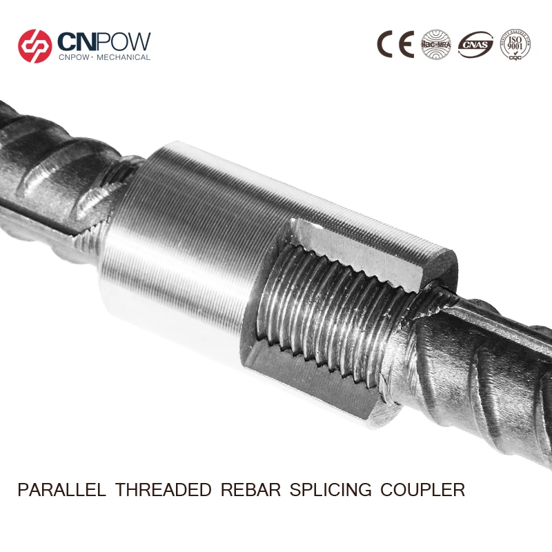 
China manufacturer customized Reinforcing steel rebar connect couplers Bar Splicing Coupler Connector 