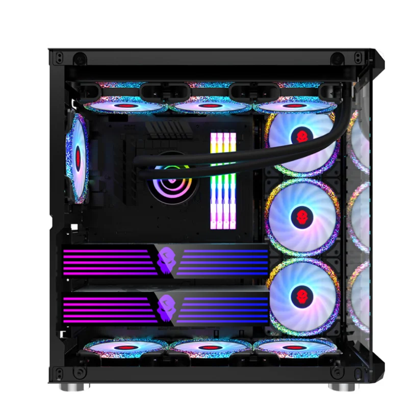 full tower tempered computer case