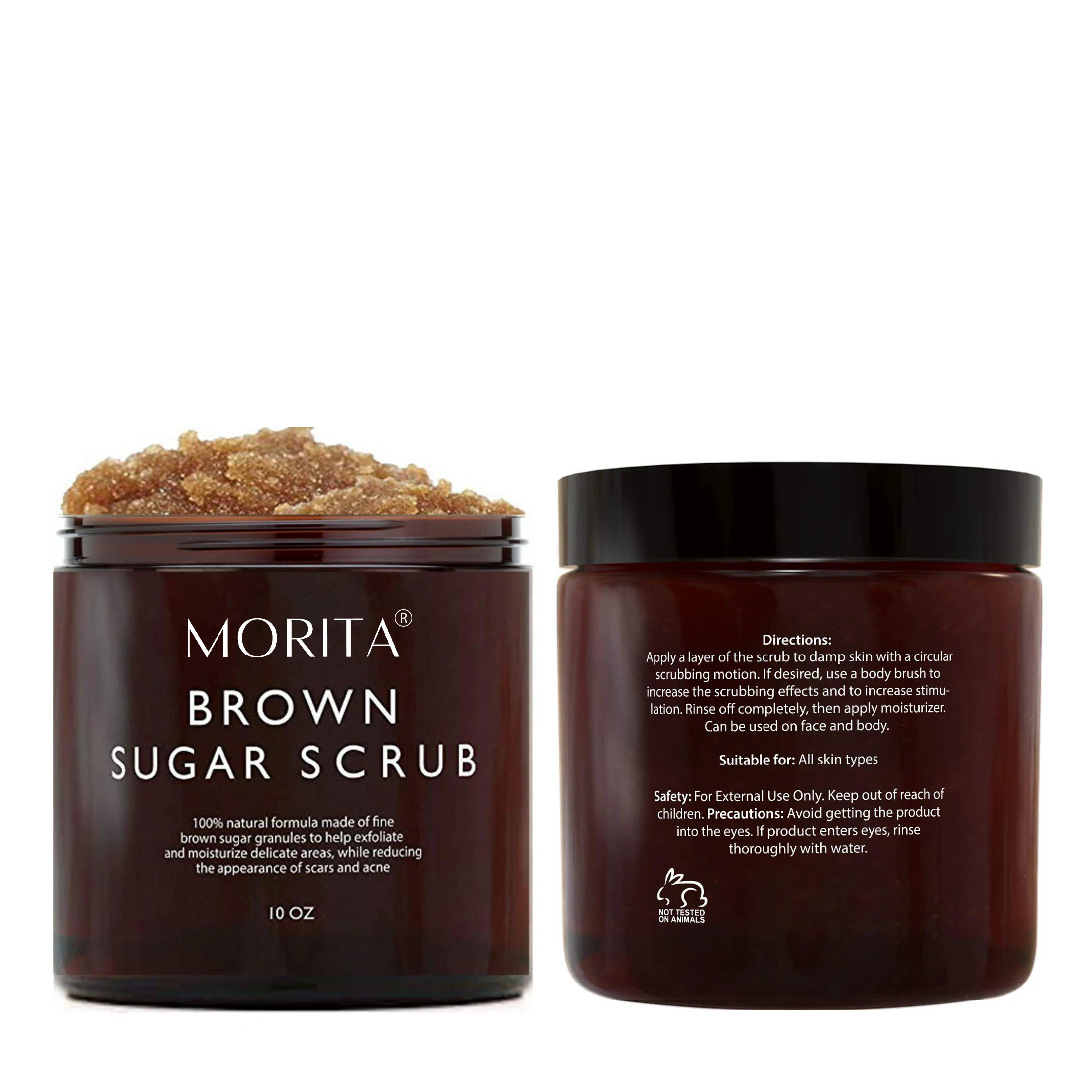 

Wholesale Moisturize Delicate Areas Natural Formula Made Brown Sugar Scrub Natural Vitamin C Honey Coffee Body Facial Scrub