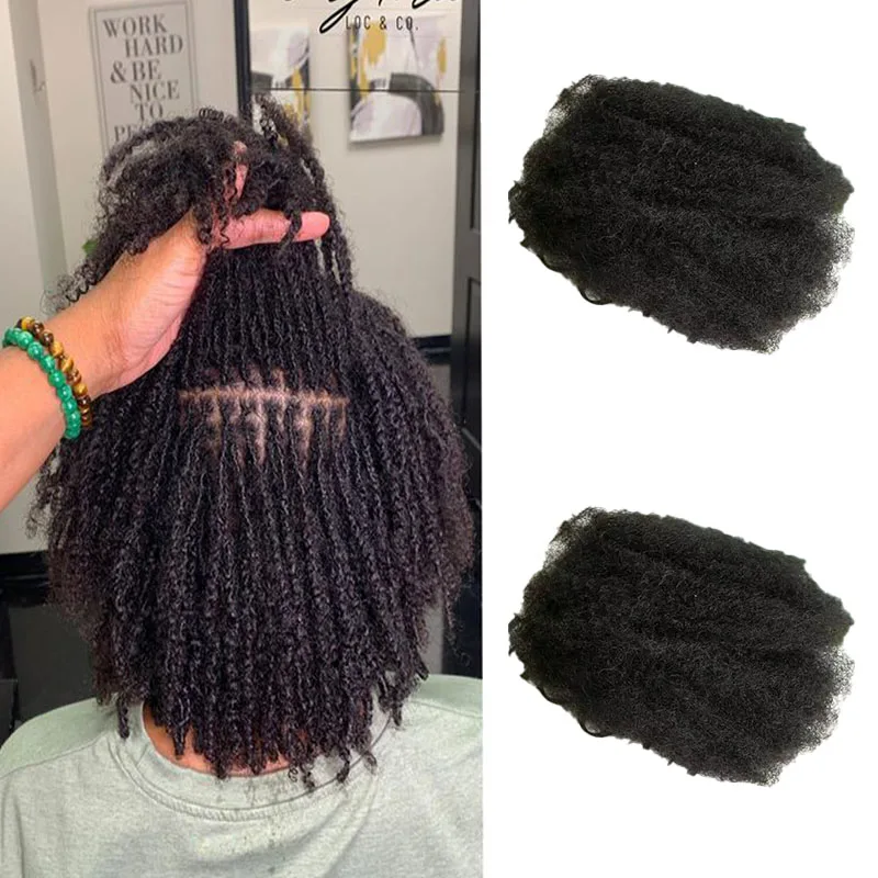Hot sell 100% Natrual-A Grade Custom 50g Brazilian Virgin Curly human hair Afro Kinky Bulk hair