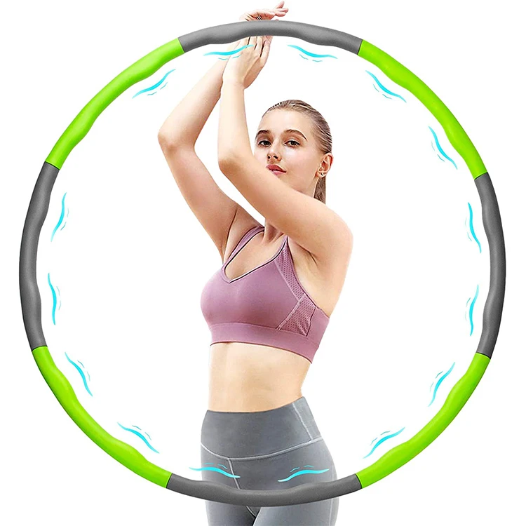 

Fitness Weighted Infinity Hula-Hoop Ring Smart Hoola Wholesale Hula Hoops, Blue&gray , green&gray , pink&gray