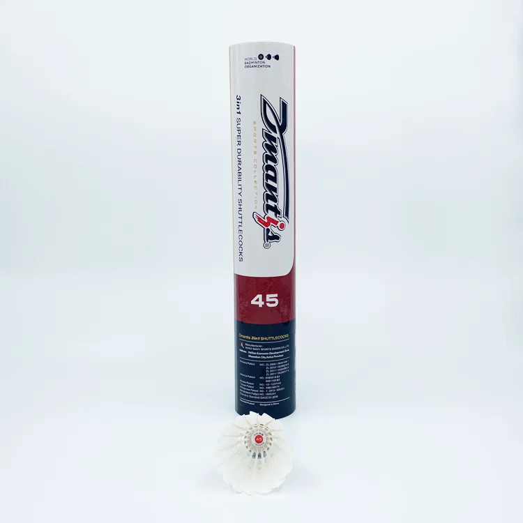 International Brands Cooperated 3in1 Shuttlecock Patent Product Factory Direct Sale Badminton Shuttlecock Speed