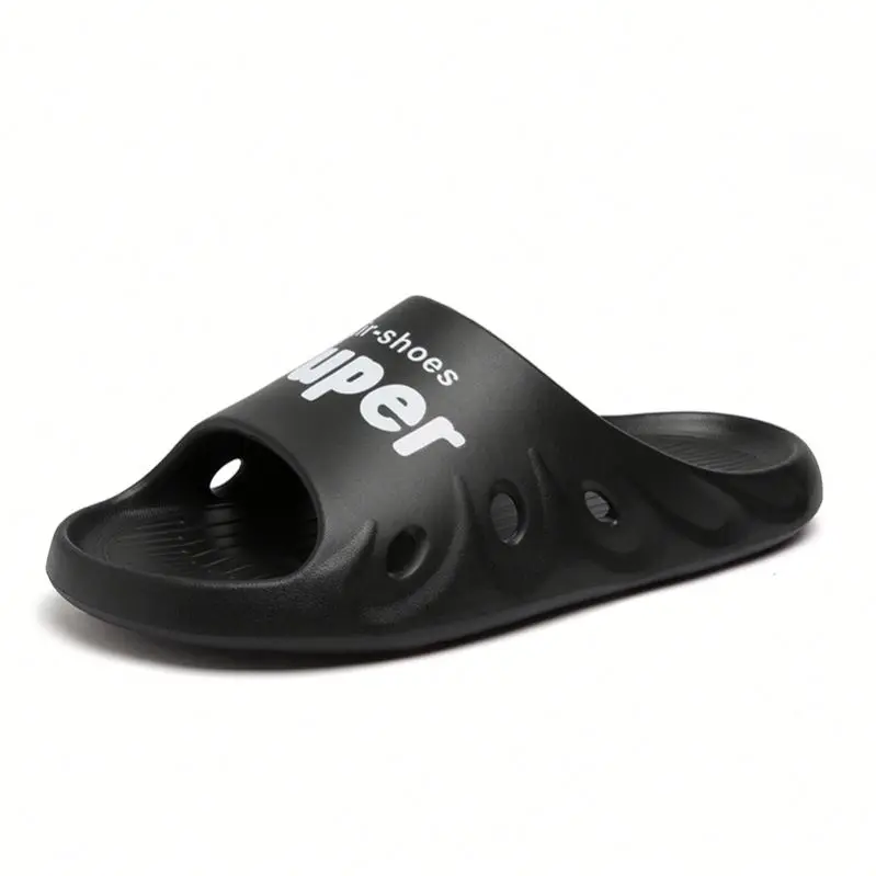

2021 summer indoor home men women couple shower bathroom slippers outdoor thick outsole sandals slider slippers outdoor