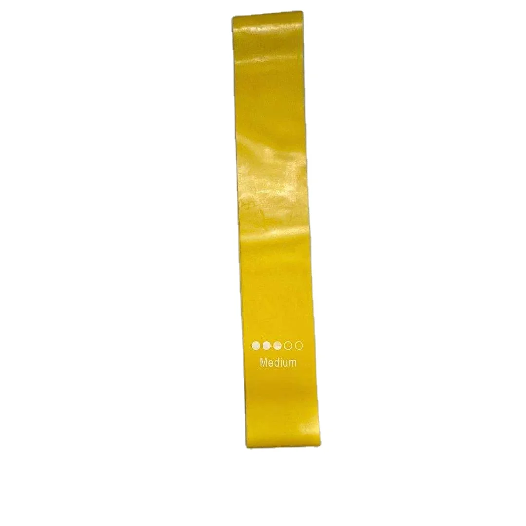 

rubber fittnes yoga elastic resistance band training, Black