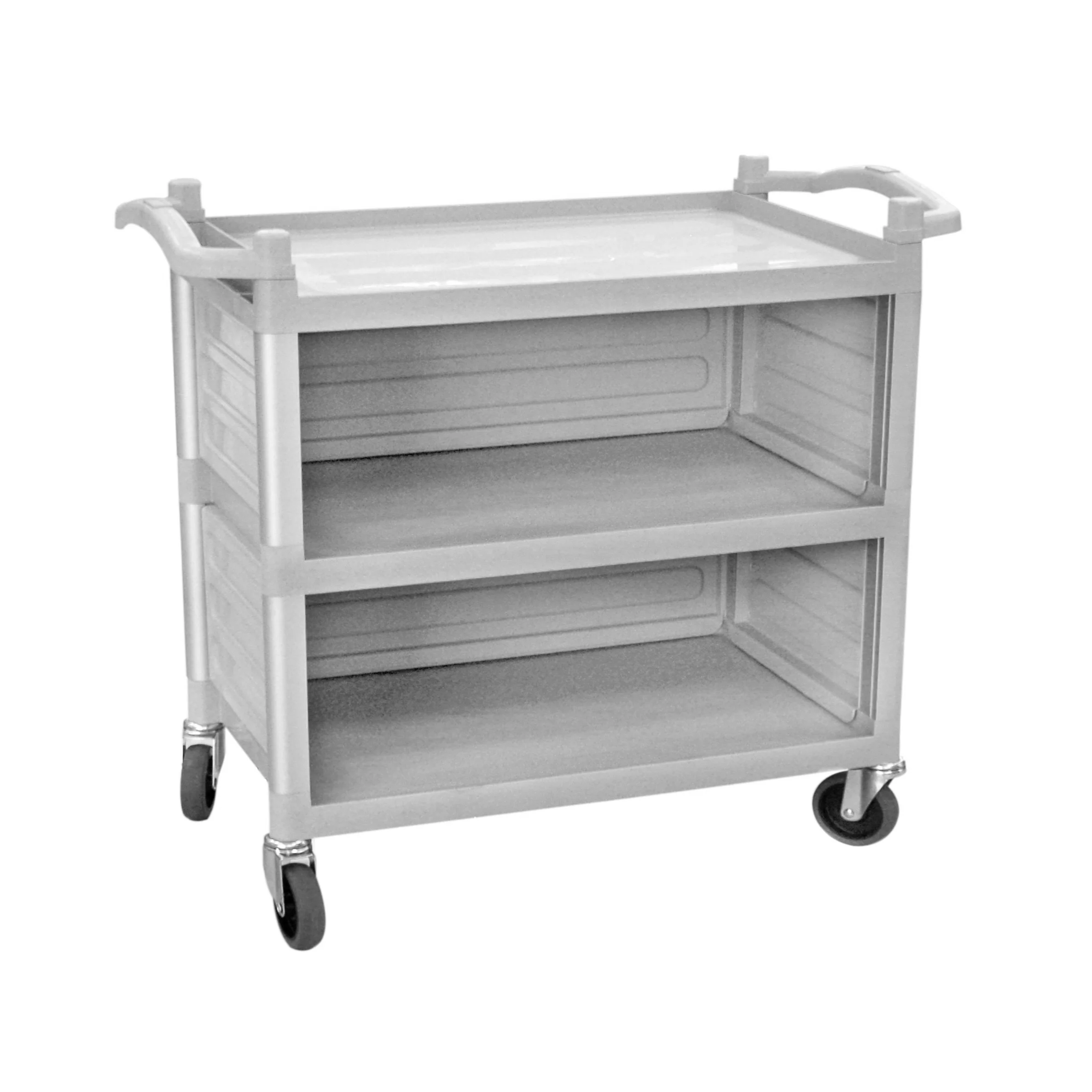 Food Service Trolley Restaurant / Hotel Trolley  with Side Panel