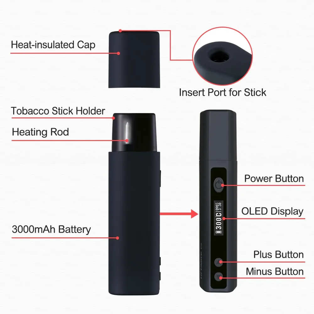 
High Quality Hitaste P6 Heated Tobacco Sticks Not Burn Product 