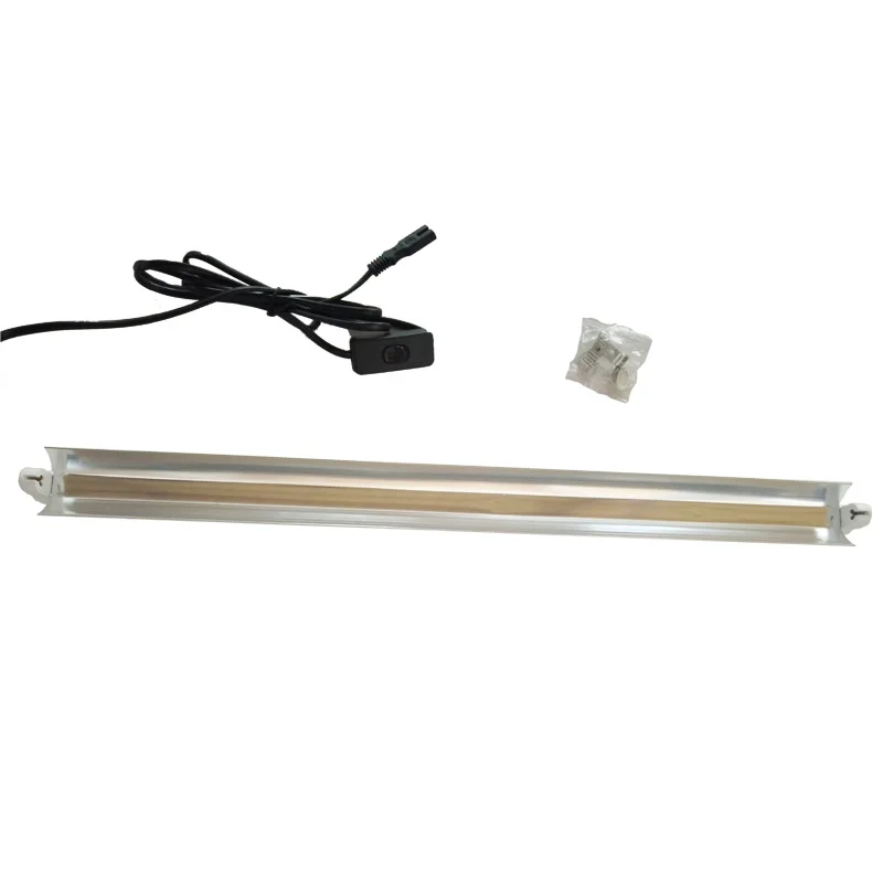 54W Reptile UVB T5 HO Lamp Fixture UVB T5 Fluorescent Light Fixture with Reflector